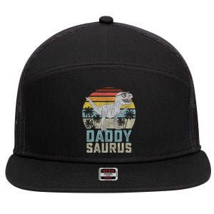 Daddysaurus 7 Panel Mesh Trucker Snapback Hat