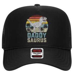 Daddysaurus High Crown Mesh Back Trucker Hat