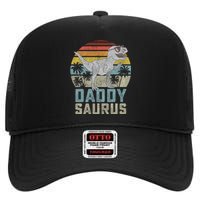 Daddysaurus High Crown Mesh Back Trucker Hat