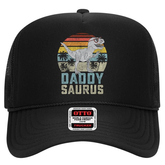 Daddysaurus High Crown Mesh Back Trucker Hat