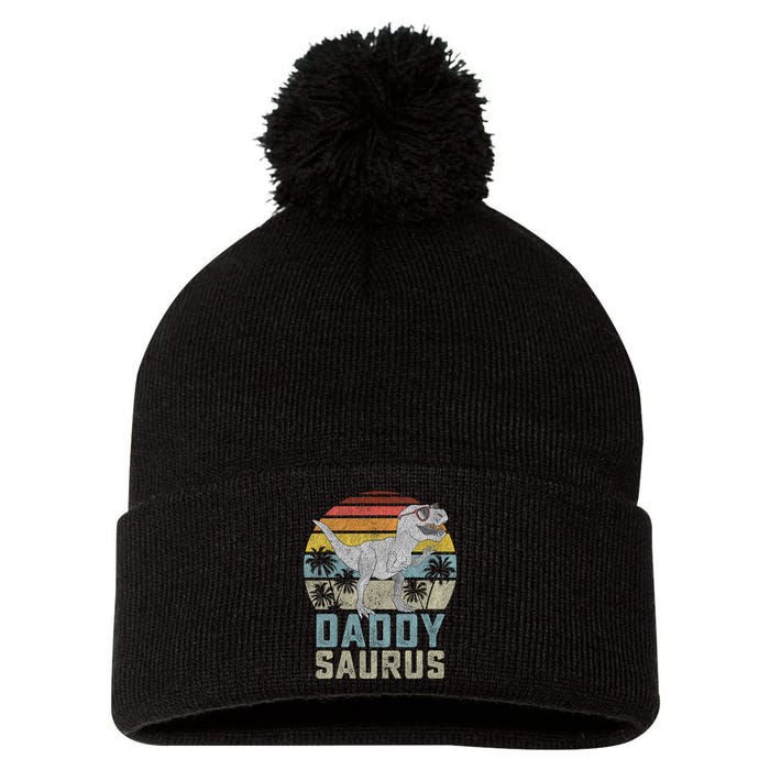 Daddysaurus Pom Pom 12in Knit Beanie