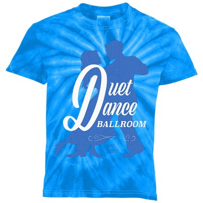 Duet Dance Ballroom Kids Tie-Dye T-Shirt