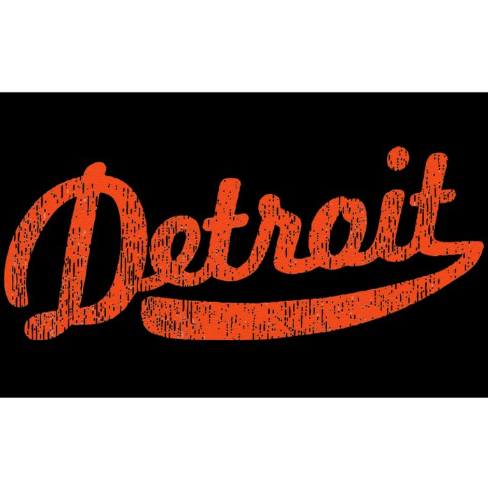 Distressed Detroit Baseball Stuff Vintage Detroit Bumper Sticker