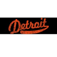 Distressed Detroit Baseball Stuff Vintage Detroit Bumper Sticker