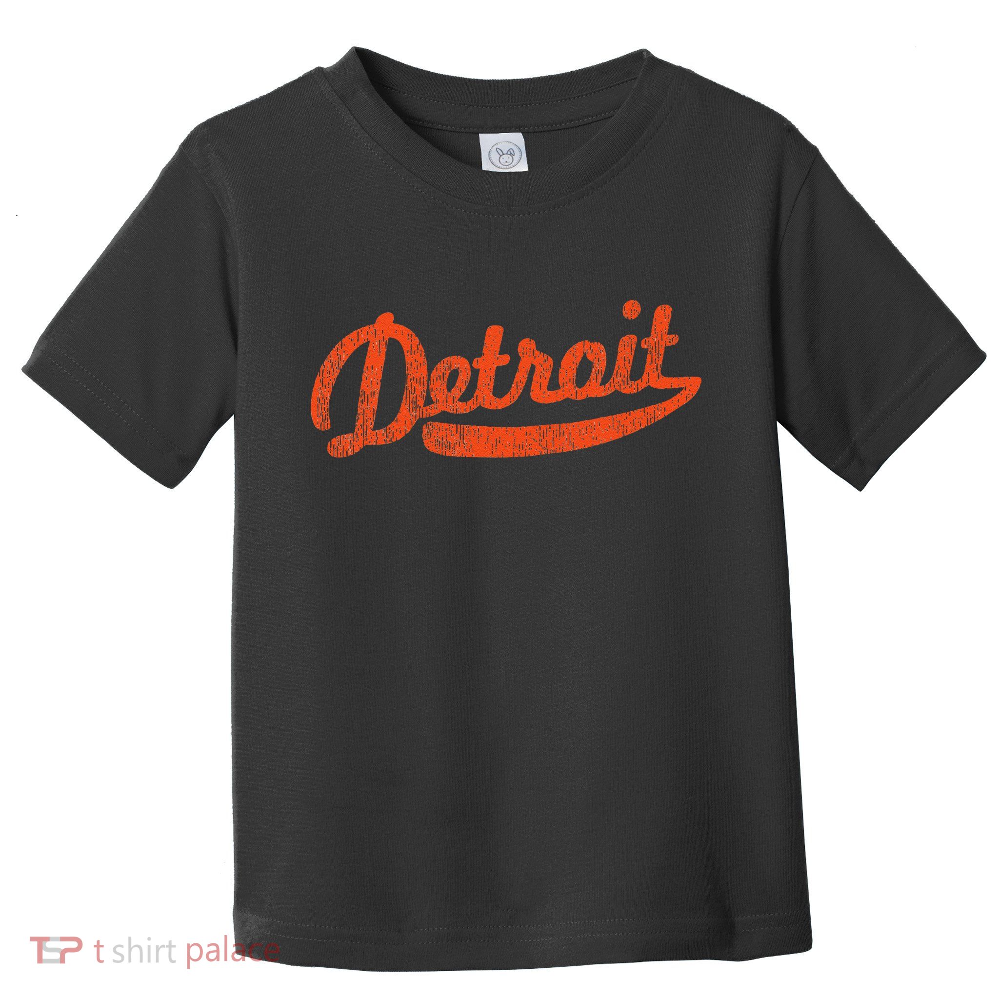 Distressed Detroit Baseball Stuff Vintage Detroit Toddler T-Shirt