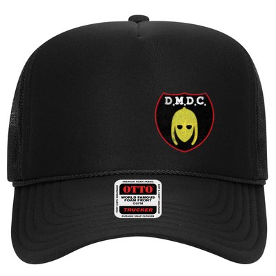 Dmdc Detectorists Badge Distressed Trucker Hat