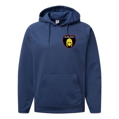 Dmdc Detectorists Badge Performance Fleece Hoodie