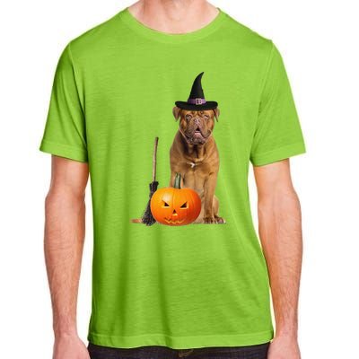 Dogue De Bordeaux Witch Hat Halloween Dog Adult ChromaSoft Performance T-Shirt