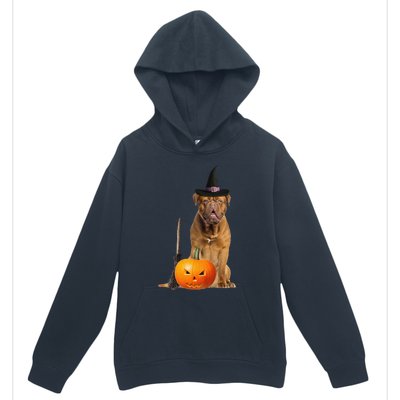 Dogue De Bordeaux Witch Hat Halloween Dog Urban Pullover Hoodie