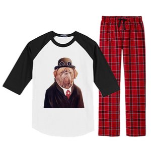 Dogue De Bordeaux Raglan Sleeve Pajama Set