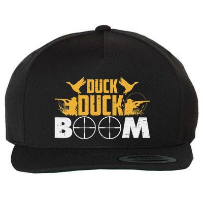Duck Duck Boom Duck Duck Trees Hunter Wool Snapback Cap