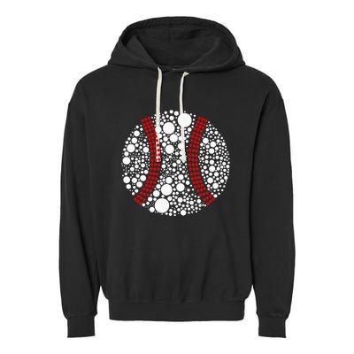 \Dot Day Baseball Lover Dot Day Make Your Mark Dot Day Garment-Dyed Fleece Hoodie