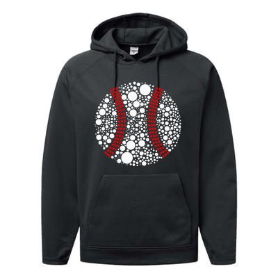 \Dot Day Baseball Lover Dot Day Make Your Mark Dot Day Performance Fleece Hoodie