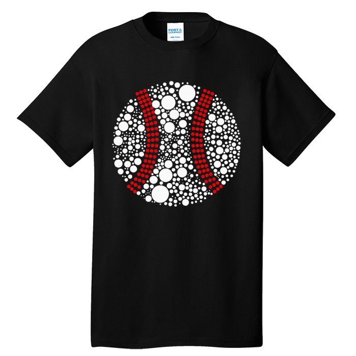 \Dot Day Baseball Lover Dot Day Make Your Mark Dot Day Tall T-Shirt