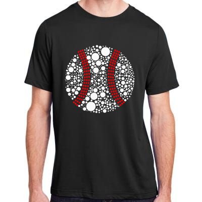 \Dot Day Baseball Lover Dot Day Make Your Mark Dot Day Adult ChromaSoft Performance T-Shirt