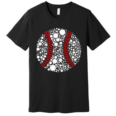 \Dot Day Baseball Lover Dot Day Make Your Mark Dot Day Premium T-Shirt