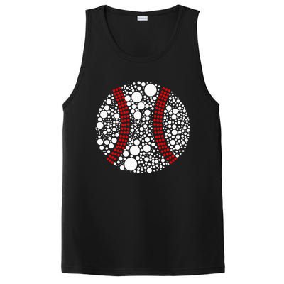 \Dot Day Baseball Lover Dot Day Make Your Mark Dot Day PosiCharge Competitor Tank