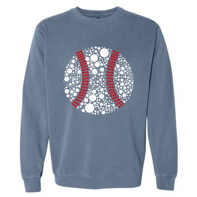 \Dot Day Baseball Lover Dot Day Make Your Mark Dot Day Garment-Dyed Sweatshirt