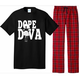 Dope Diva Black Melanin Mom Mother Sista Sister Great Gift Pajama Set