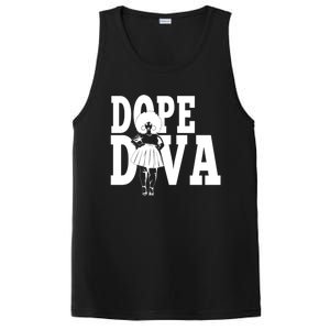 Dope Diva Black Melanin Mom Mother Sista Sister Great Gift PosiCharge Competitor Tank