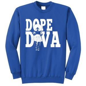 Dope Diva Black Melanin Mom Mother Sista Sister Great Gift Sweatshirt