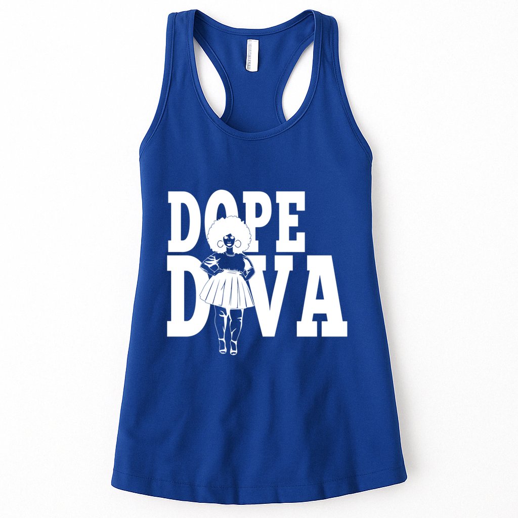 Dope Diva Black Melanin Mom Mother Sista Sister Great Gift Womens Tank Top