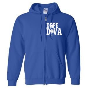 Dope Diva Black Melanin Mom Mother Sista Sister Great Gift Full Zip Hoodie