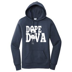 Dope Diva Black Melanin Mom Mother Sista Sister Great Gift Women's Pullover Hoodie