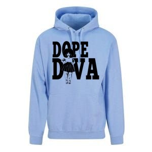 Dope Diva Black Melanin Mom Mother Sista Sister Great Gift Unisex Surf Hoodie