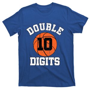 Double Digits Birthday Decorations 10th Basketball Bday T-Shirt