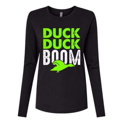 Duck Duck Boom Womens Cotton Relaxed Long Sleeve T-Shirt