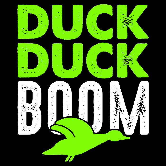 Duck Duck Boom Full-Length Apron With Pockets