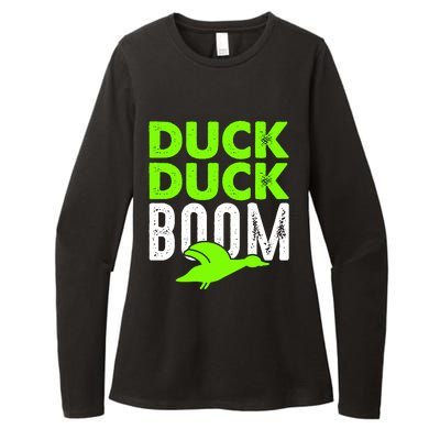 Duck Duck Boom Womens CVC Long Sleeve Shirt