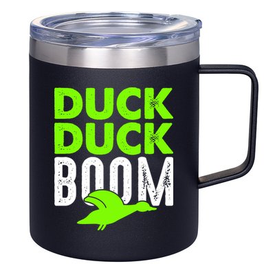 Duck Duck Boom 12oz Stainless Steel Coffee Mug