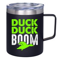 Duck Duck Boom 12oz Stainless Steel Coffee Mug