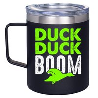 Duck Duck Boom 12oz Stainless Steel Coffee Mug