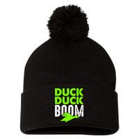 Duck Duck Boom Pom Pom 12in Knit Beanie