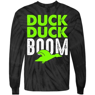 Duck Duck Boom Tie-Dye Long Sleeve Shirt