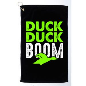 Duck Duck Boom Platinum Collection Golf Towel