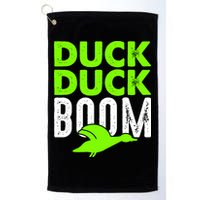 Duck Duck Boom Golf Towel