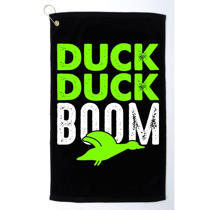 Duck Duck Boom Golf Towel