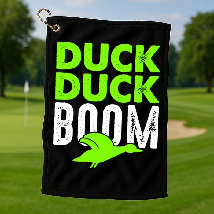 Duck Duck Boom Golf Towel