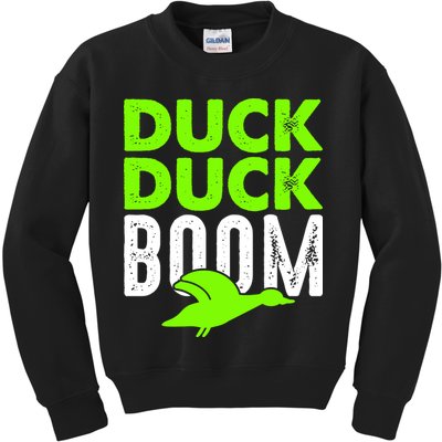 Duck Duck Boom Kids Sweatshirt