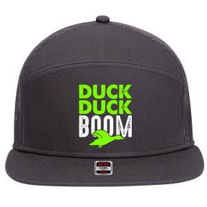 Duck Duck Boom 7 Panel Mesh Trucker Snapback Hat