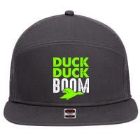 Duck Duck Boom 7 Panel Mesh Trucker Snapback Hat