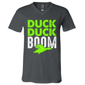 Duck Duck Boom V-Neck T-Shirt