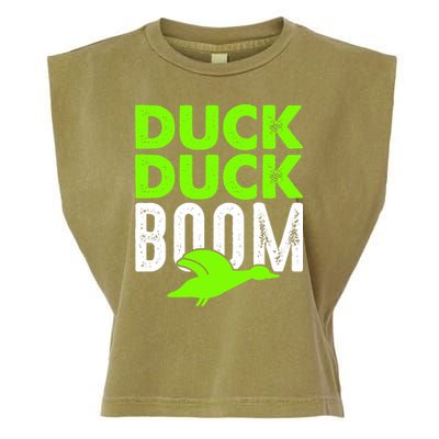 Duck Duck Boom Garment-Dyed Women's Muscle Tee
