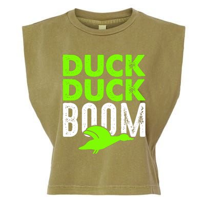 Duck Duck Boom Garment-Dyed Women's Muscle Tee