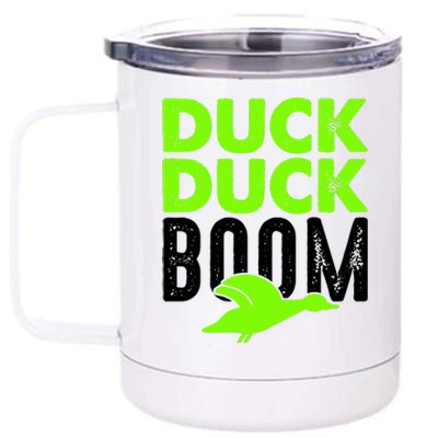 Duck Duck Boom 12 oz Stainless Steel Tumbler Cup