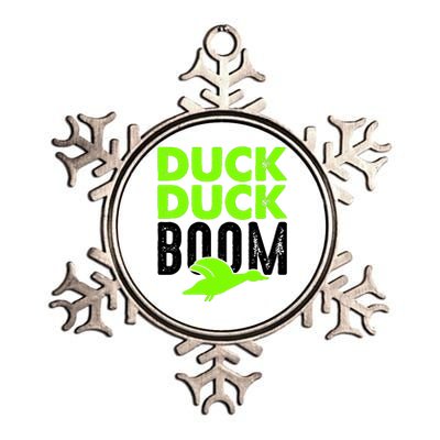 Duck Duck Boom Metallic Star Ornament